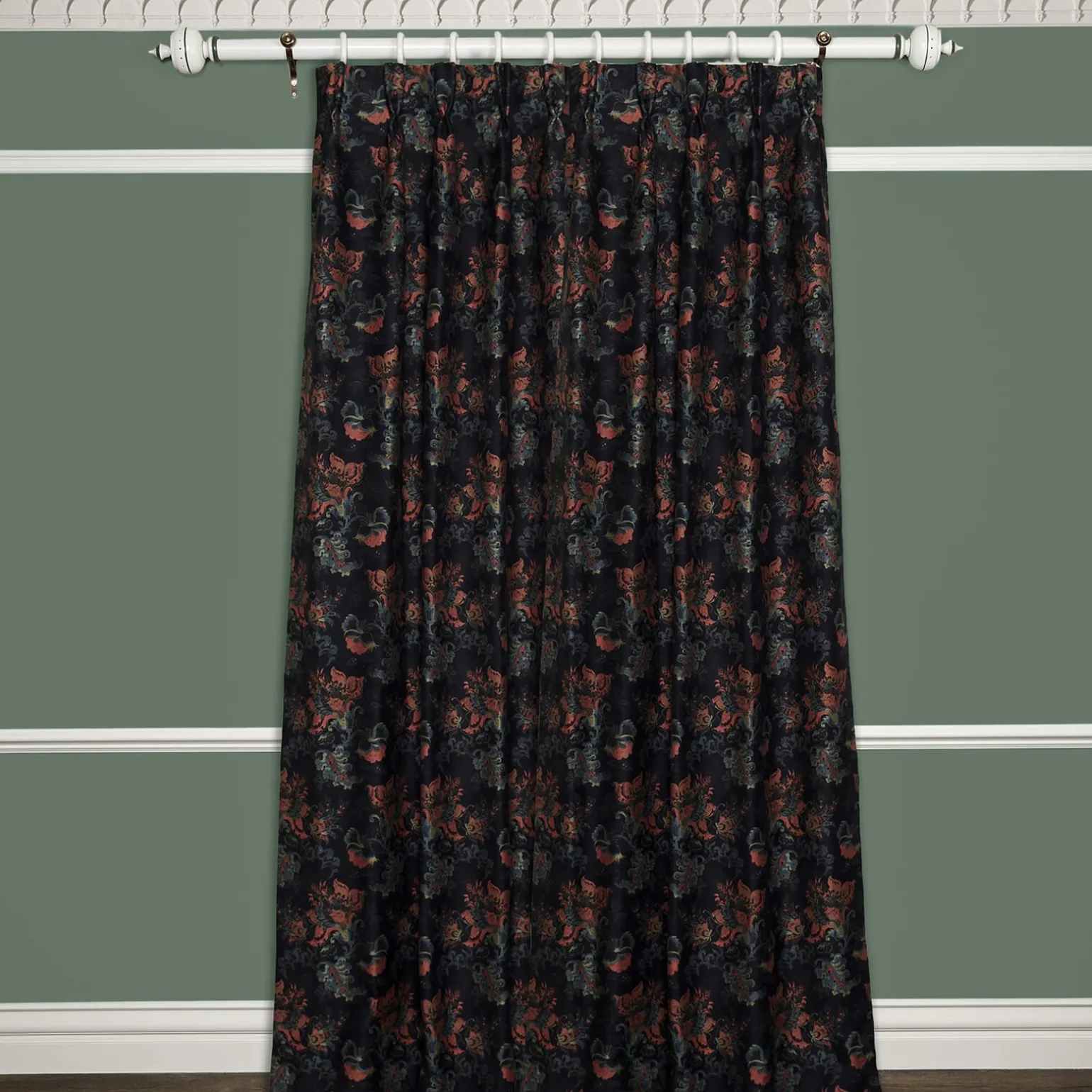 PERSEPHONE Jacquard Curtain - Noir
