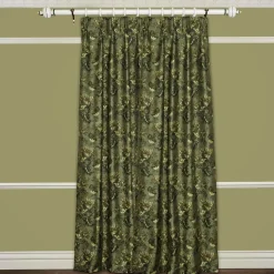PERSEPHONE Jacquard Curtain - Verdigris