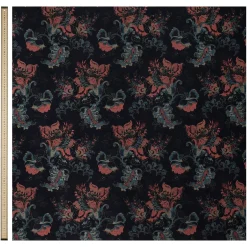PERSEPHONE Jacquard Curtain - Noir