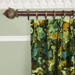 PHANTASIA Velvet Curtain - Emerald Green