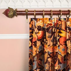 PHANTASIA Velvet Curtain - Selenite Orange