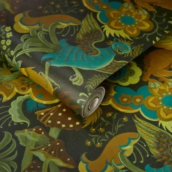 PHANTASIA Wallpaper - Emerald Green