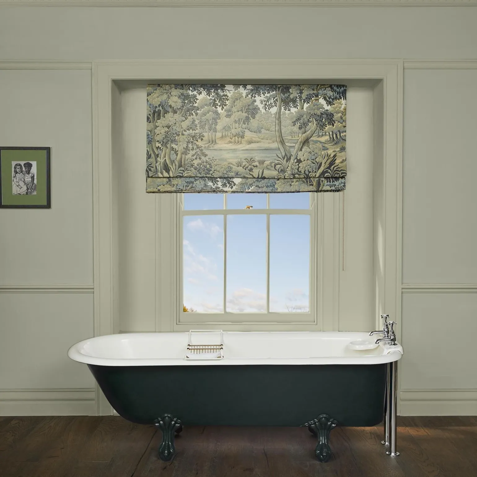 PLANTASIA Cotton Linen Blind - Sage