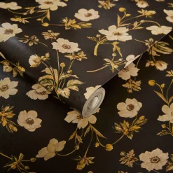 POPPIUM Wallpaper - Ebony