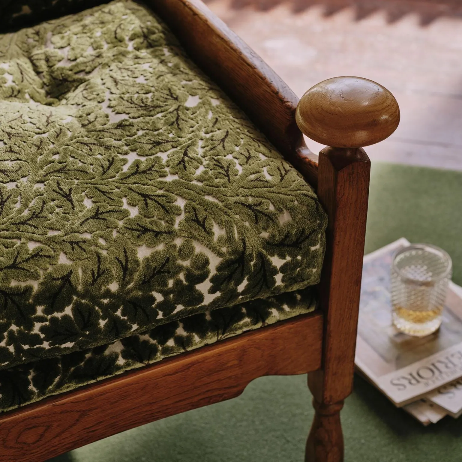 QUERCUS Velvet Jacquard - Evergreen