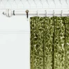 QUERCUS Velvet Jacquard Curtain - Evergreen