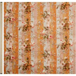 RAINBOW ROSE Cotton Linen - Dusk Stripe