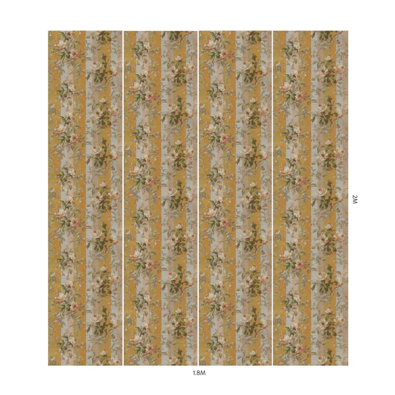 RAINBOW ROSE Wallpaper - Dusk Stripe