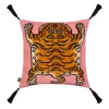 SABER Medium Tassel Velvet Cushion - Tourmaline