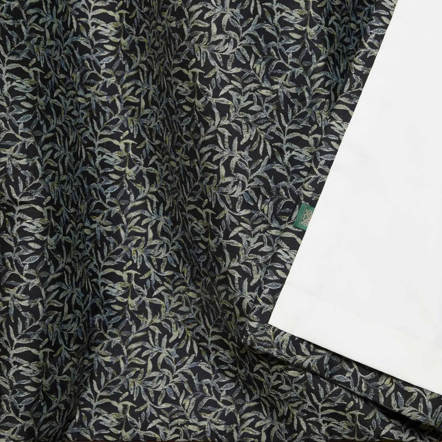 SALIX Jacquard Curtain - Noir