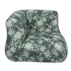 SILVA Jacquard Castle Chair Corner - Cerulean