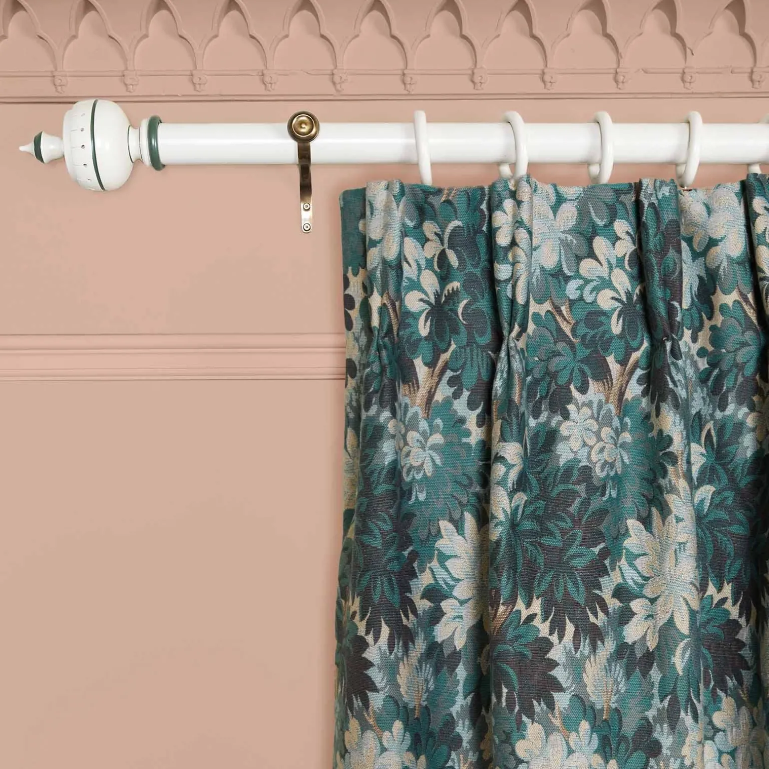 SILVA Jacquard Curtain - Cerulean