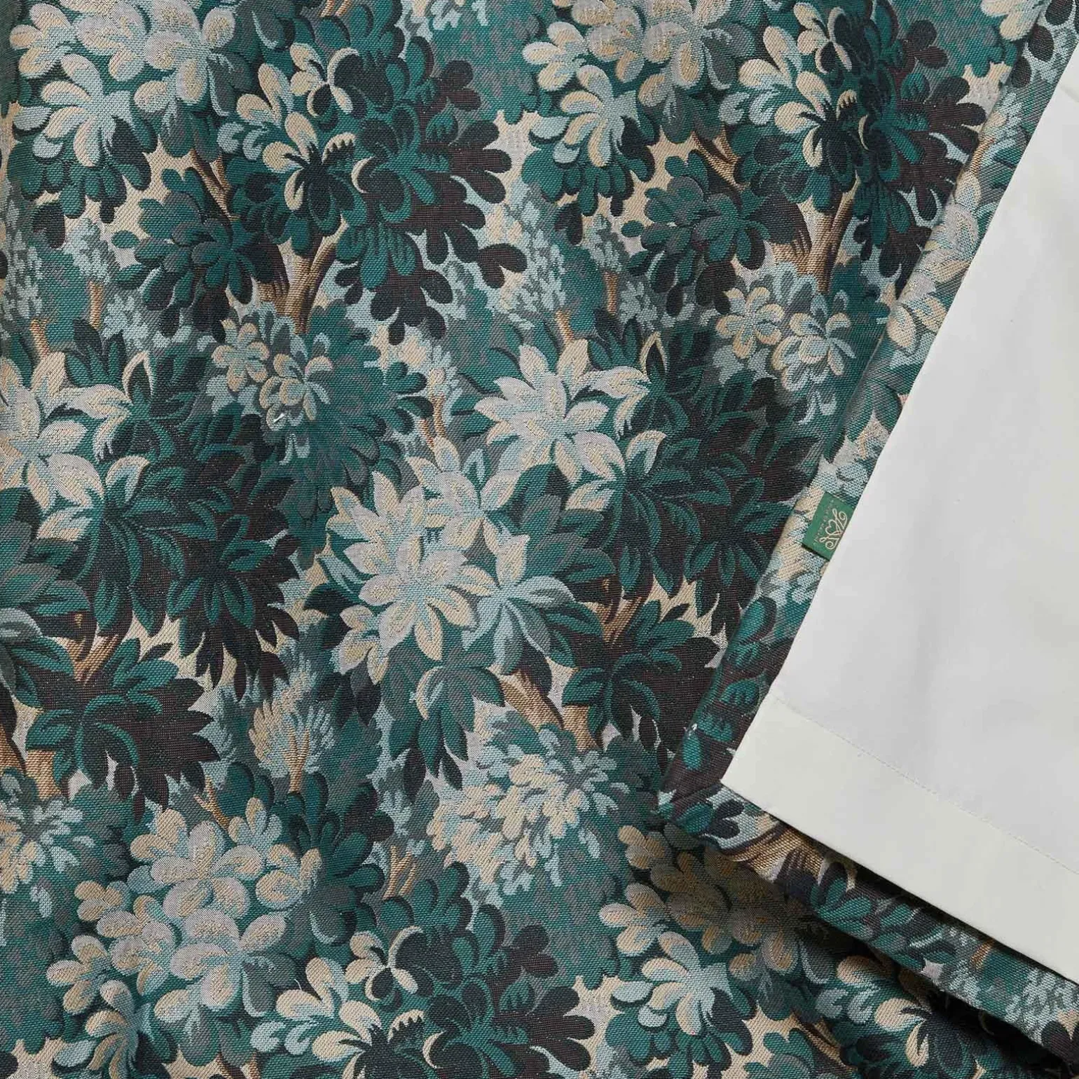 SILVA Jacquard Curtain - Cerulean