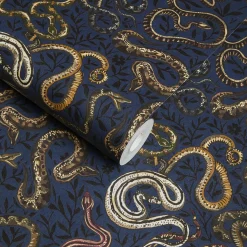 SNAKES AND ADDERS Wallpaper - Black