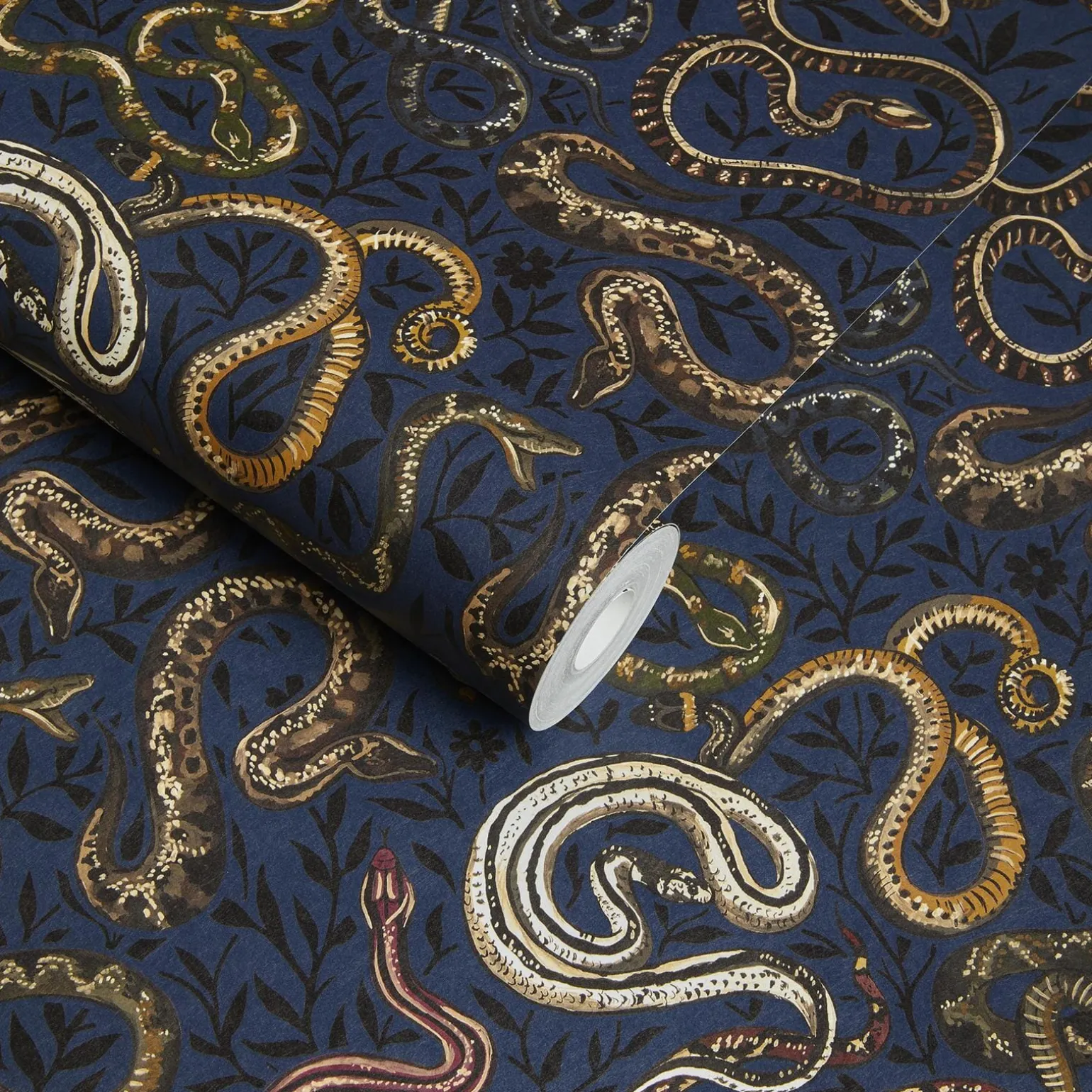 SNAKES AND ADDERS Wallpaper - Black