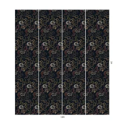 SNAKES AND ADDERS Wallpaper - Black