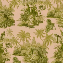 SUMATRA Wallpaper - Blush & Pear Green
