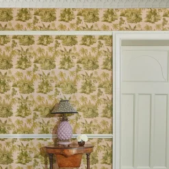 SUMATRA Wallpaper - Blush & Pear Green