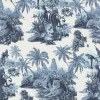 SUMATRA Wallpaper - Off White & Azure