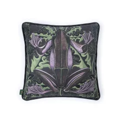 TARAXA AMPHIBIA Hemp Medium Piped Cushion - Noir