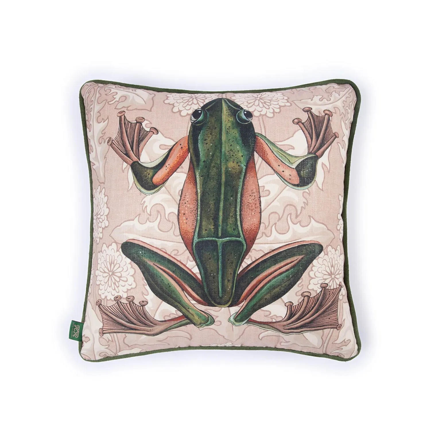 TARAXA AMPHIBIA Hemp Medium Piped Cushion - Blush