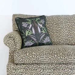 TARAXA AMPHIBIA Hemp Medium Piped Cushion - Noir