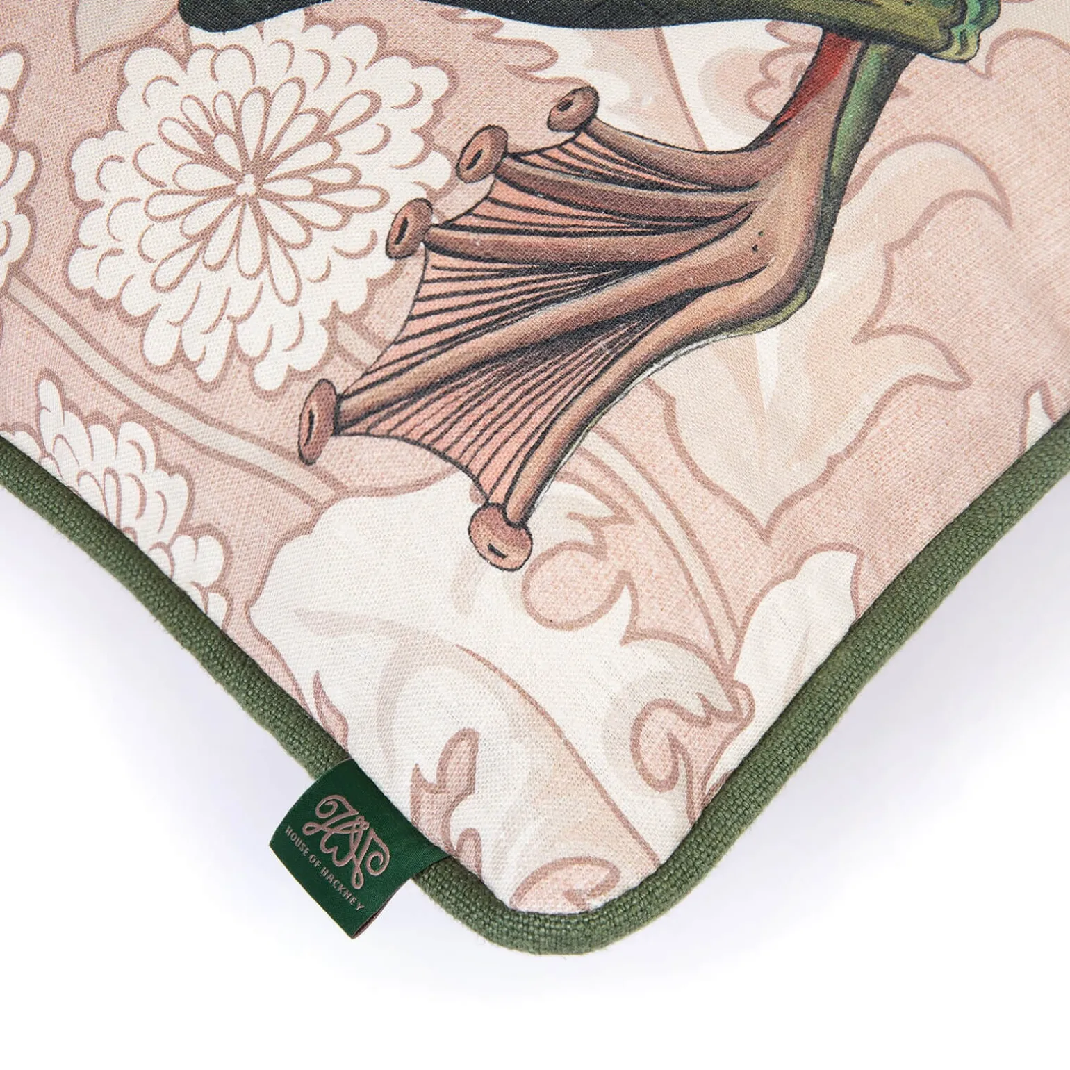TARAXA AMPHIBIA Hemp Medium Piped Cushion - Blush