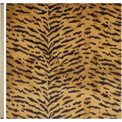 TIGRE Velvet Curtain - Taupe