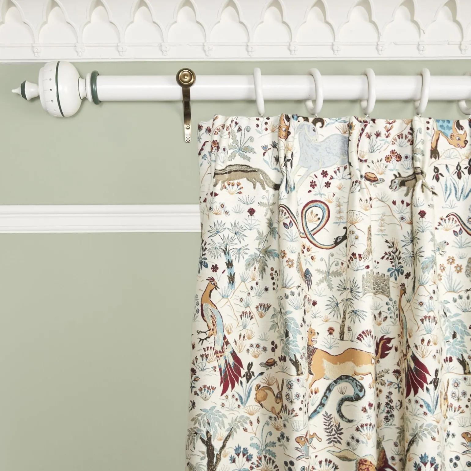 TREMATONIA Jacquard Curtain - Ecru