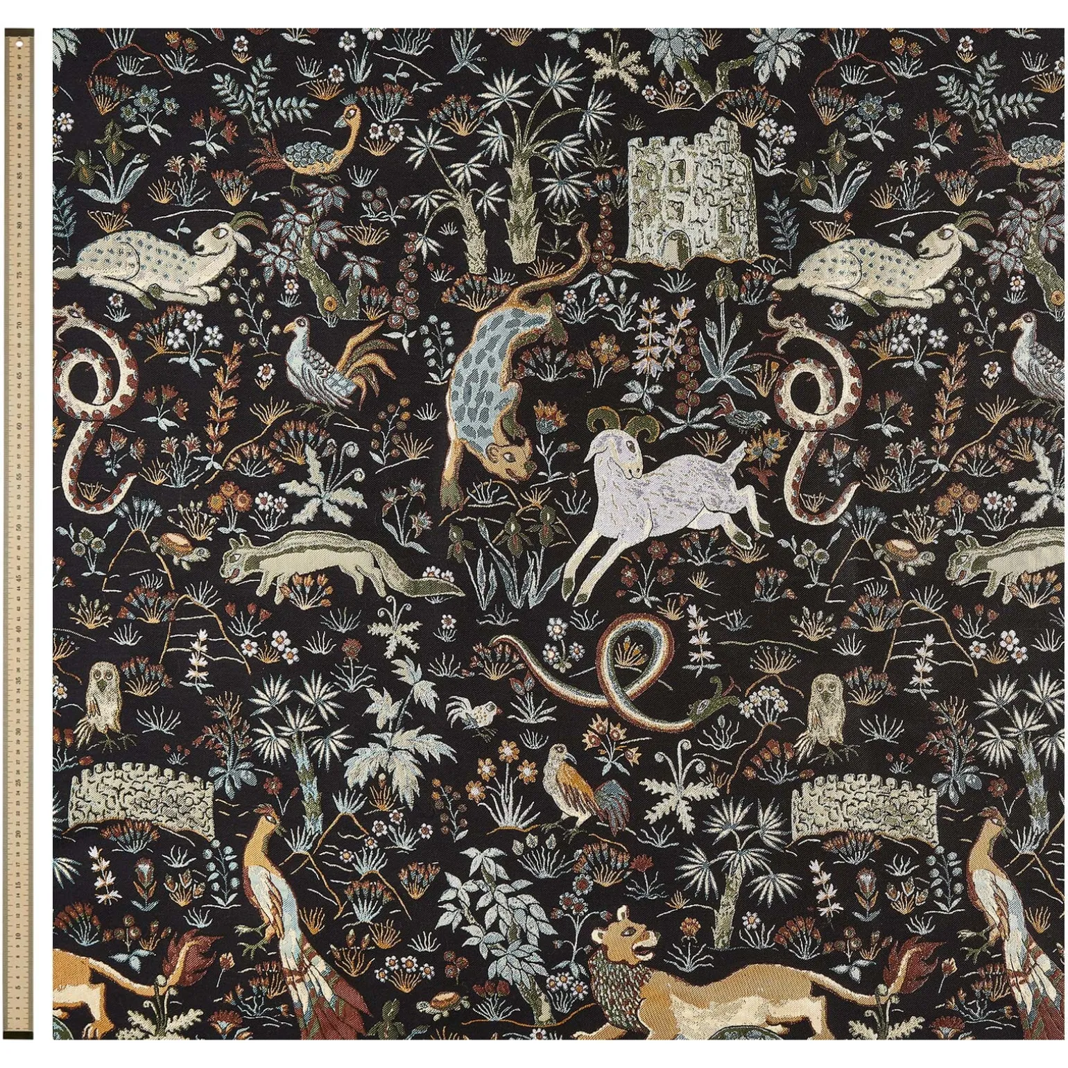 TREMATONIA Jacquard Curtain - Onyx