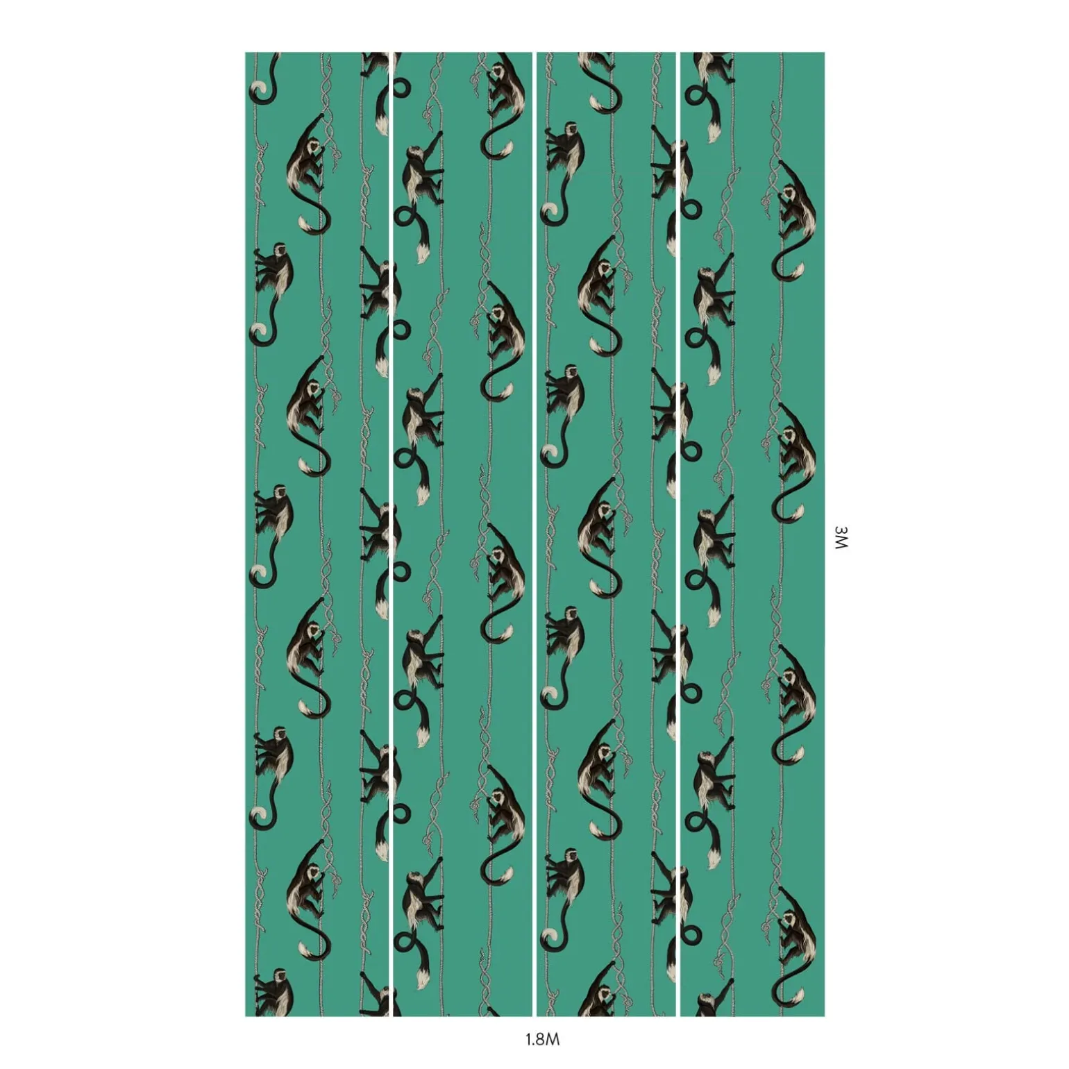 TROOP Wallpaper - Parakeet Green