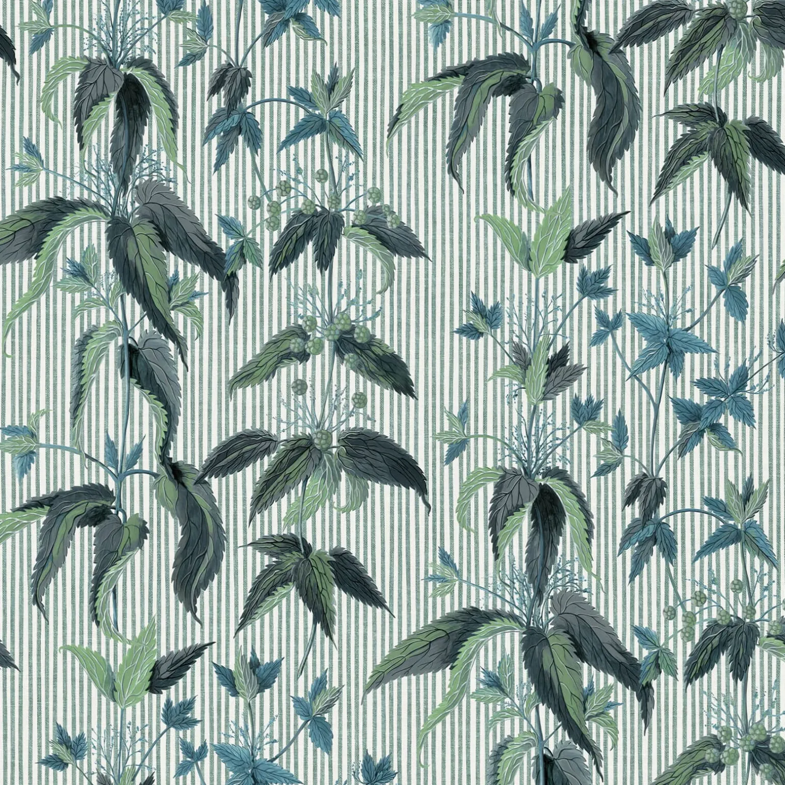 URTICA Wallpaper - Myrtle Stripe