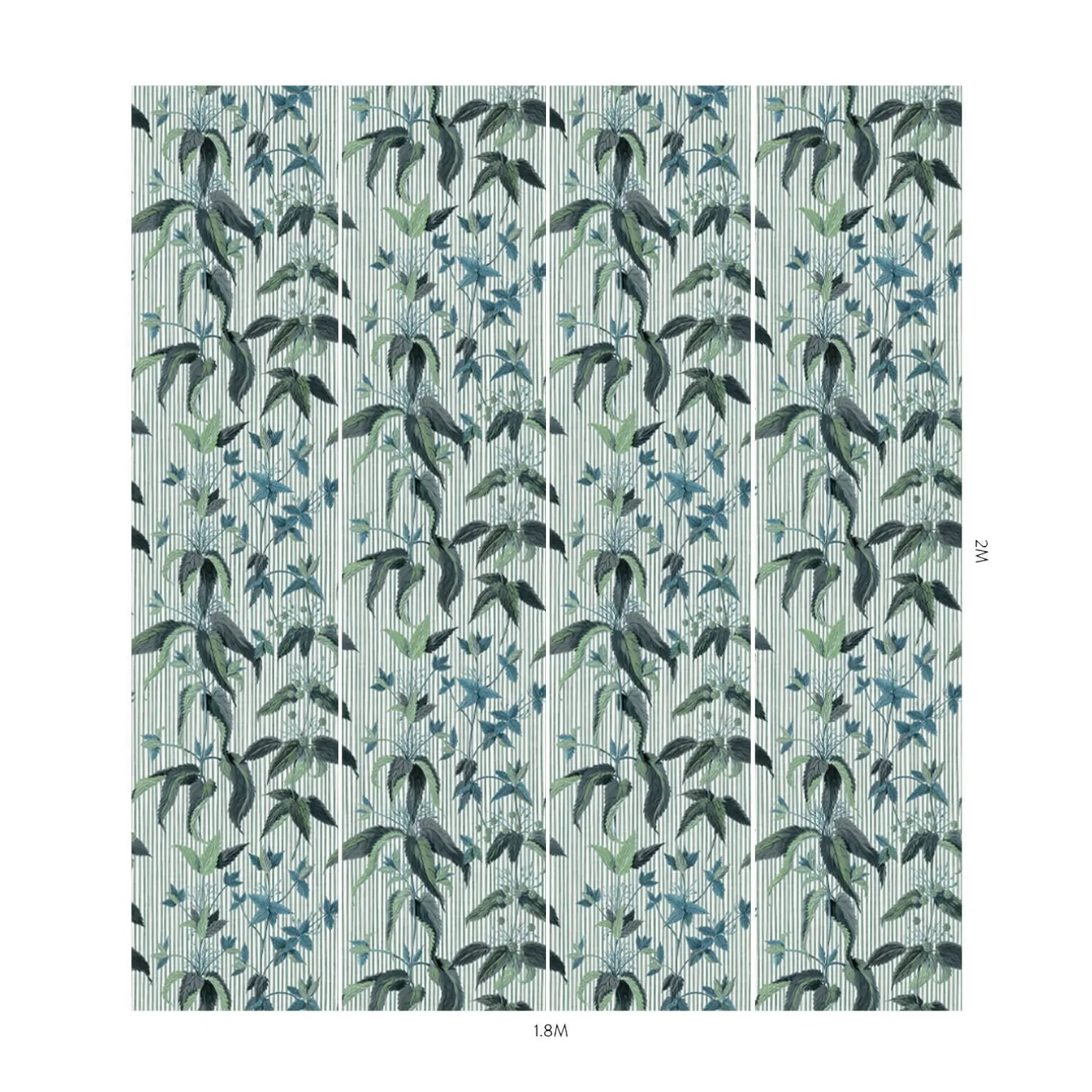 URTICA Wallpaper - Myrtle Stripe