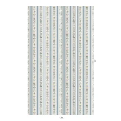 VOYSEY'S GARDEN Wallpaper - Off White & Ether Stripe