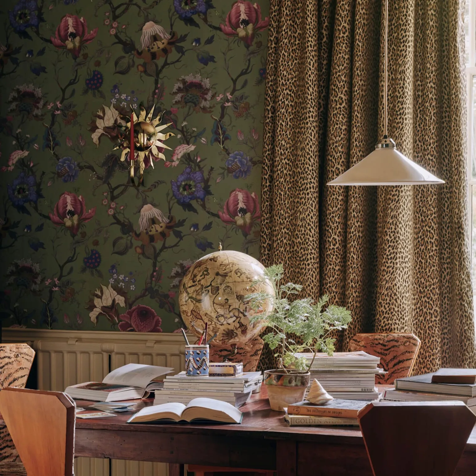 WILD CARD Jacquard Curtain - Butterscotch