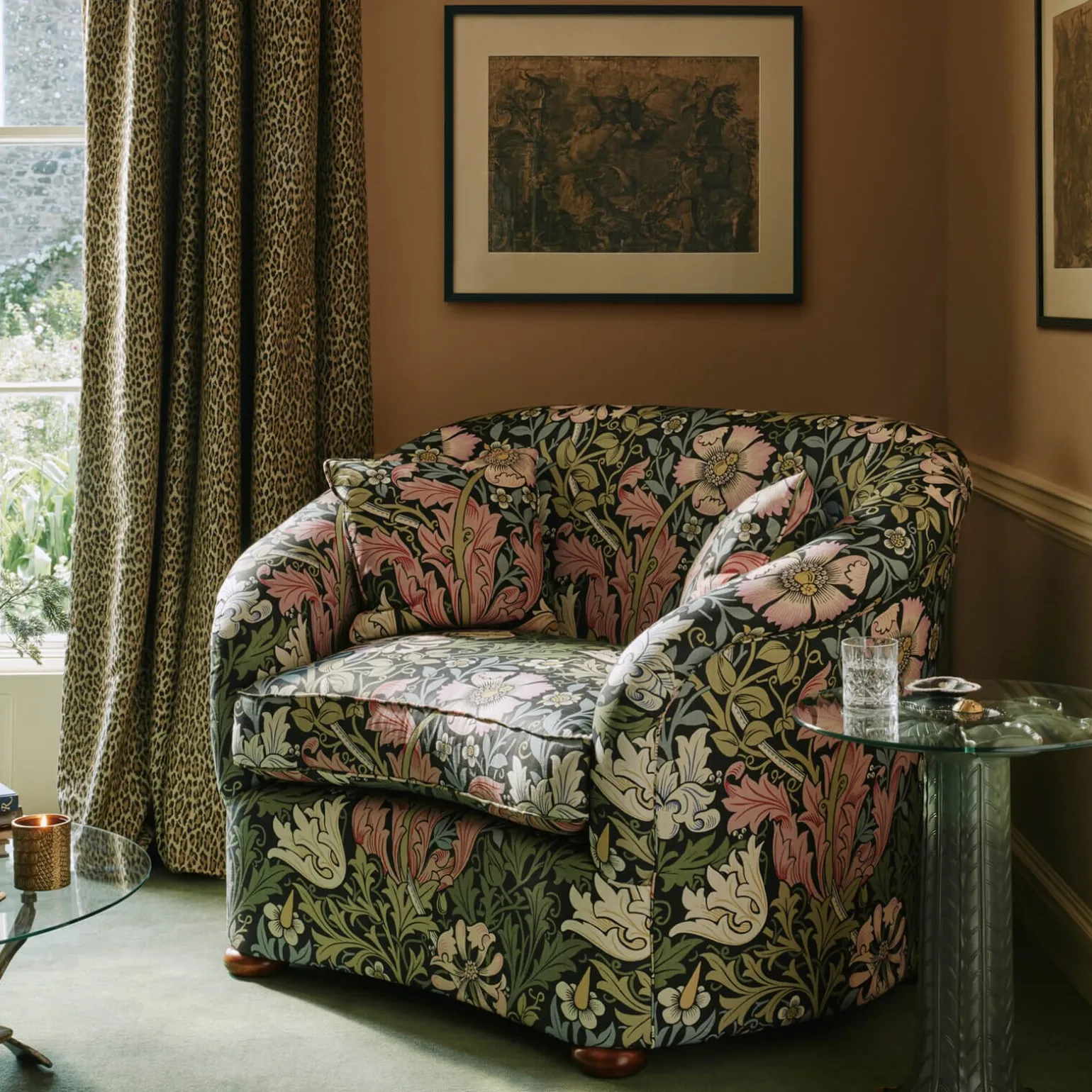 WILD CARD Jacquard Curtain - Butterscotch