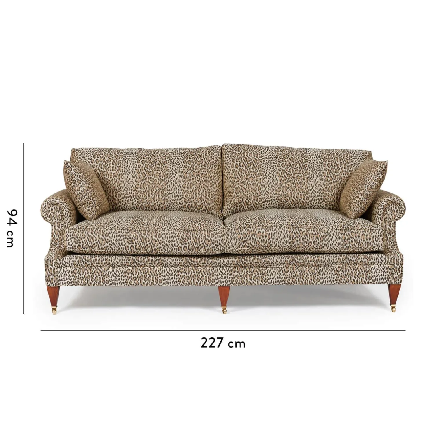 WILD CARD Jacquard Wilton 3-Seater Sofa - Butterscotch