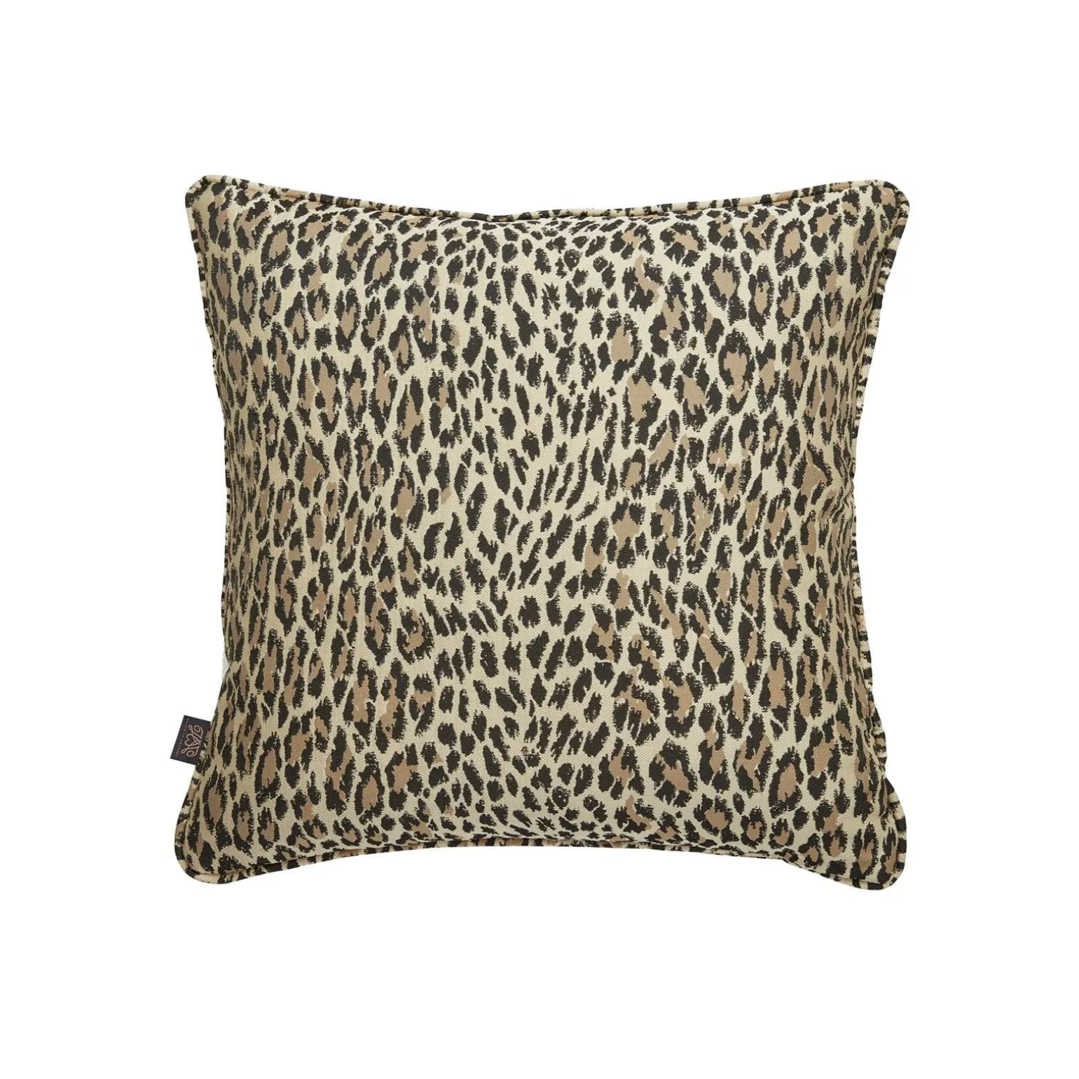 WILD CARD Medium Jacquard Cushion - Butterscotch
