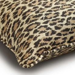 WILD CARD Medium Jacquard Cushion - Butterscotch