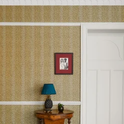 WILD CARD Traditional Wallpaper - Butterscotch