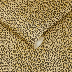 WILD CARD Traditional Wallpaper - Butterscotch
