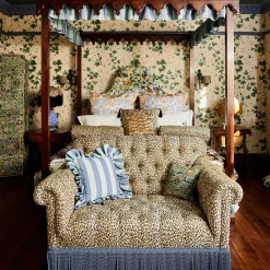 WILD SABER Large Tassel Jacquard Cushion - Butterscotch