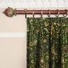 ZANJAN Velvet Curtain - Juniper Green