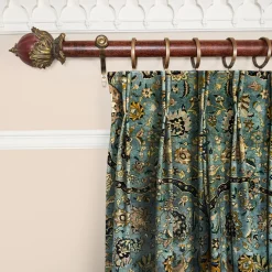 ZANJAN Velvet Curtain - Sapphire