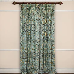 ZANJAN Velvet Curtain - Sapphire