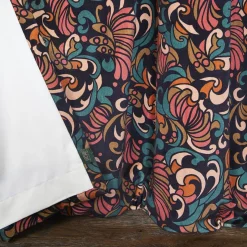 ZENNOR Velvet Curtain - Emerald